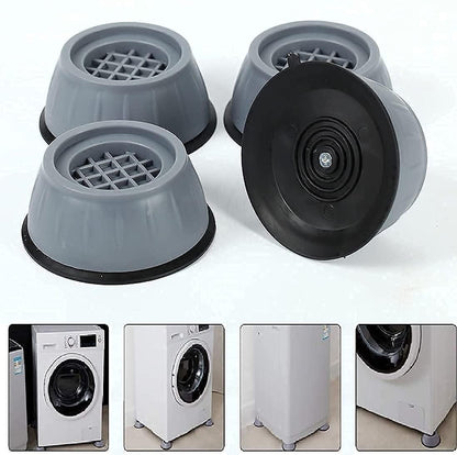 Anti-Vibration Pads (4 Pcs) – Shock-Proof Feet for Washing Machine, Dryer, Sofa, Bed, Table & Chairs