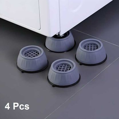 Anti-Vibration Pads (4 Pcs) – Shock-Proof Feet for Washing Machine, Dryer, Sofa, Bed, Table & Chairs